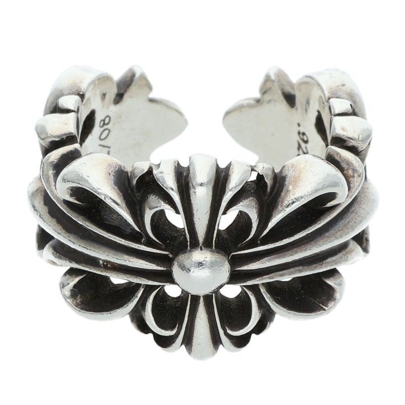 クロムハーツ DBL FLRL CRS/ダブルフローラルクロス シルバーリング