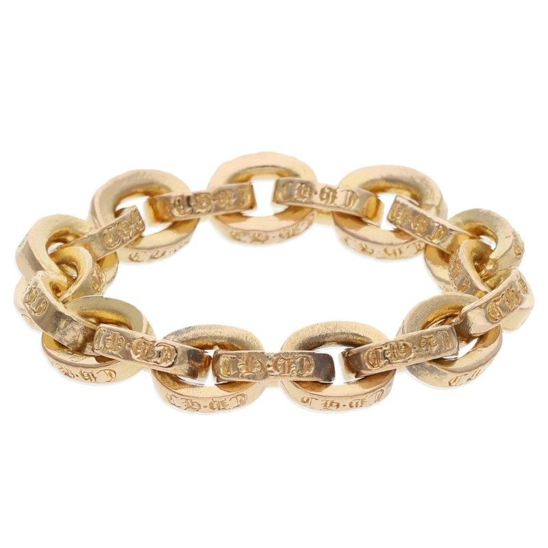 クロムハーツ 22K PAPER CHAIN RING/ペーパーチェーン ゴールドリング