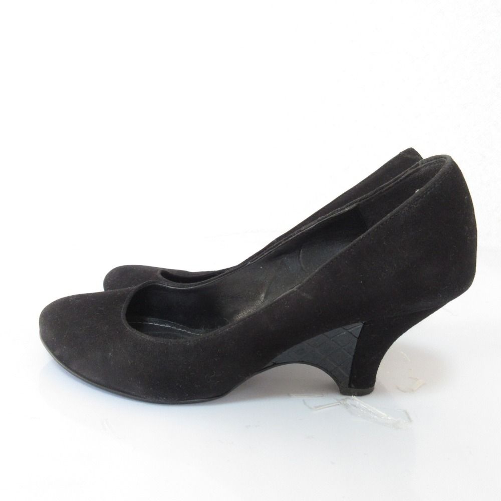 良品 DIANA ダイアナ スエードパンプス ハイヒール 22.5cm ブラック