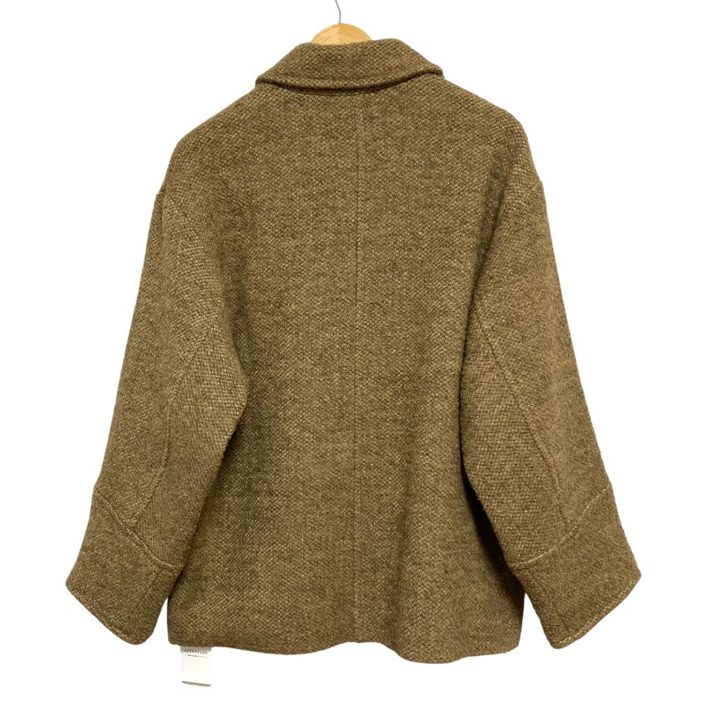 未使用 25AW BONUM ボナム TWEED ZIP コート サイズF ベージュ  