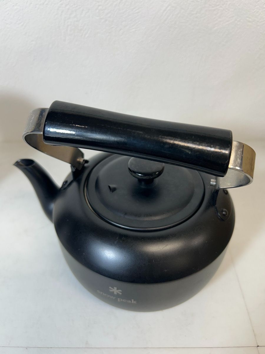 12858-092☆ snow peakスノーピーク ラウンドケトル1.7ℓマットブラック