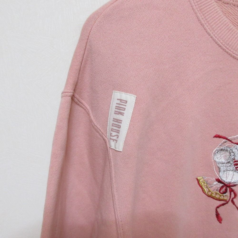 美品 Karl Helmut カールヘルム ウサギ刺繍 パッチワーク スウェット