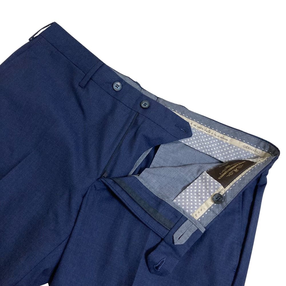 美品 GERMANO ジェルマーノ カノニコ Super120's ウール スラックス
