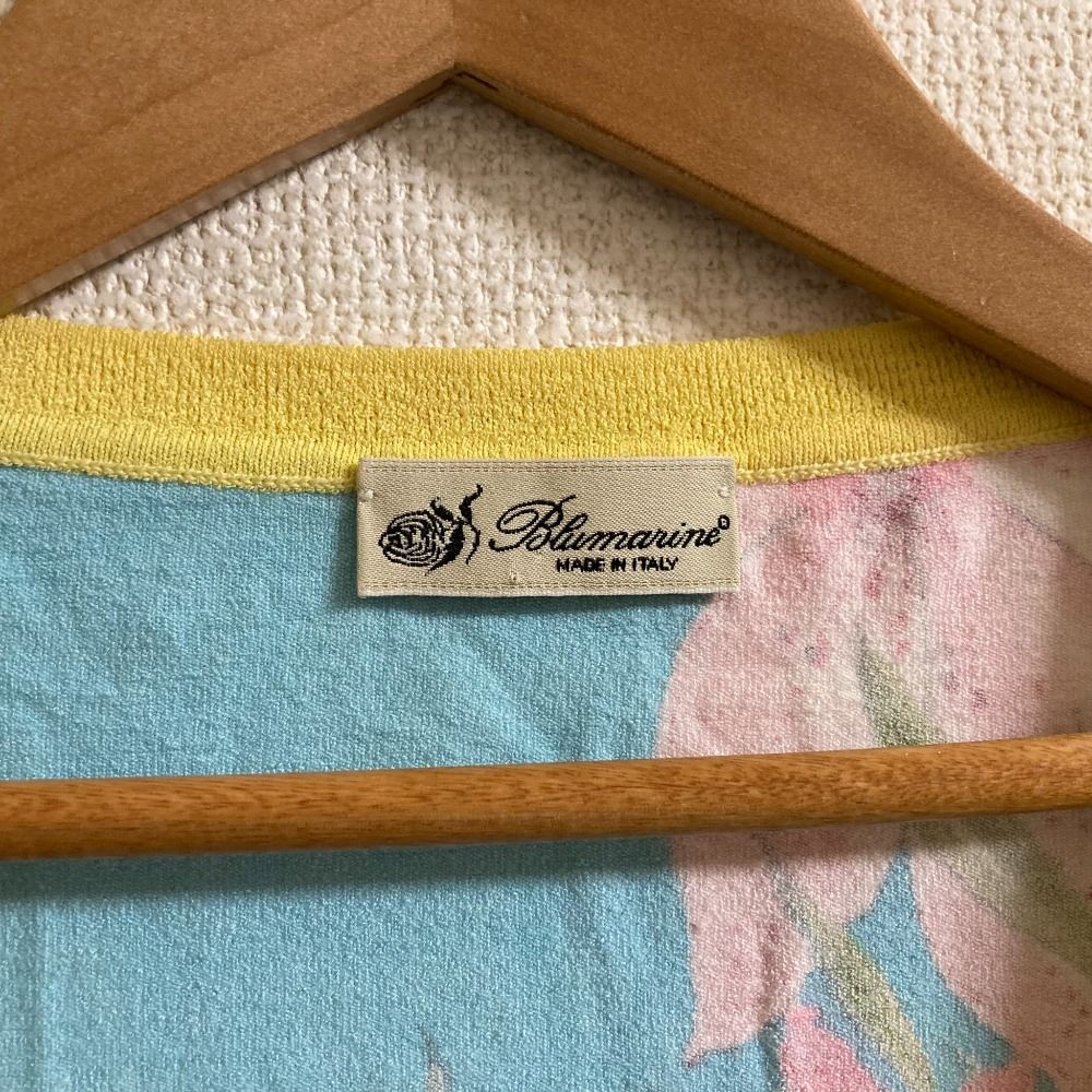 美品 Blumarine ブルマリン アンナモリナーリ フラワープリント