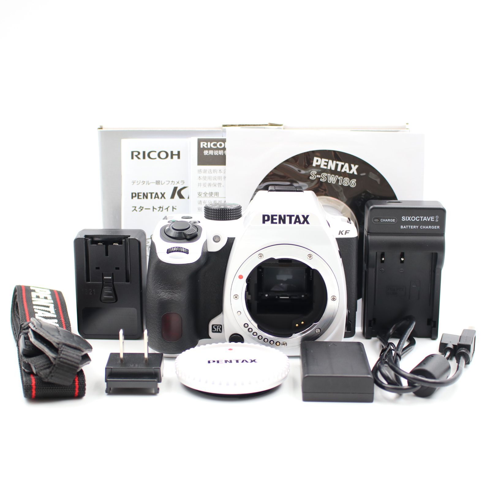 □シャッター数4444枚！極上品□ PENTAX KF ボディ クリスタルホワイト