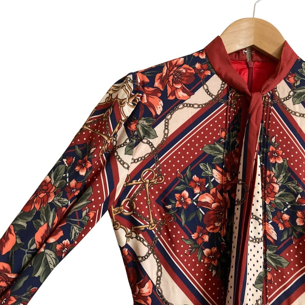 未使用 eimy istoire エイミーイストワール ドットチェーンスカーフ