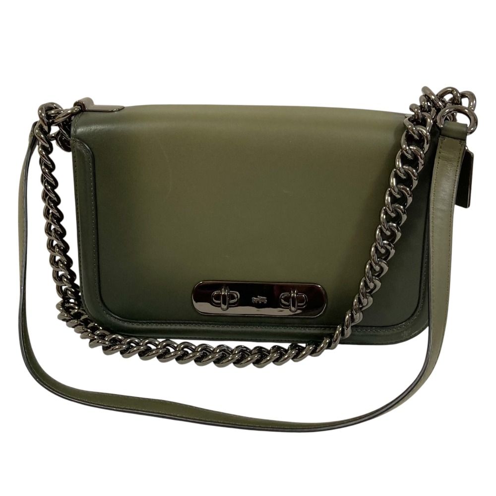 美品 COACH コーチ チェーンショルダー スワッガー25 ショルダー 美品 COACH コーチ チェーンショルダー スワッガー25 ショルダー