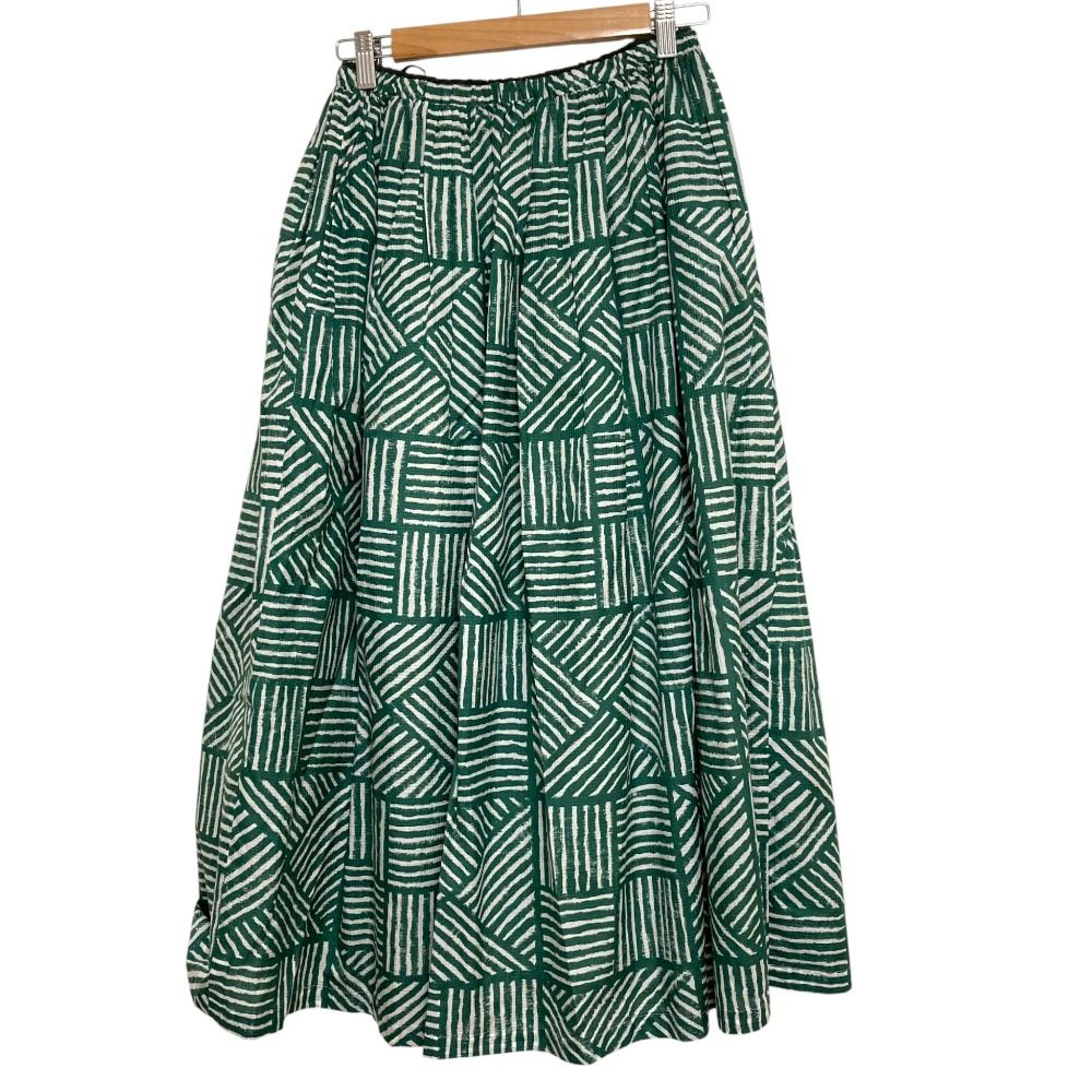 美品 25SS mina perhonen ミナペルホネン panier ロングスカート