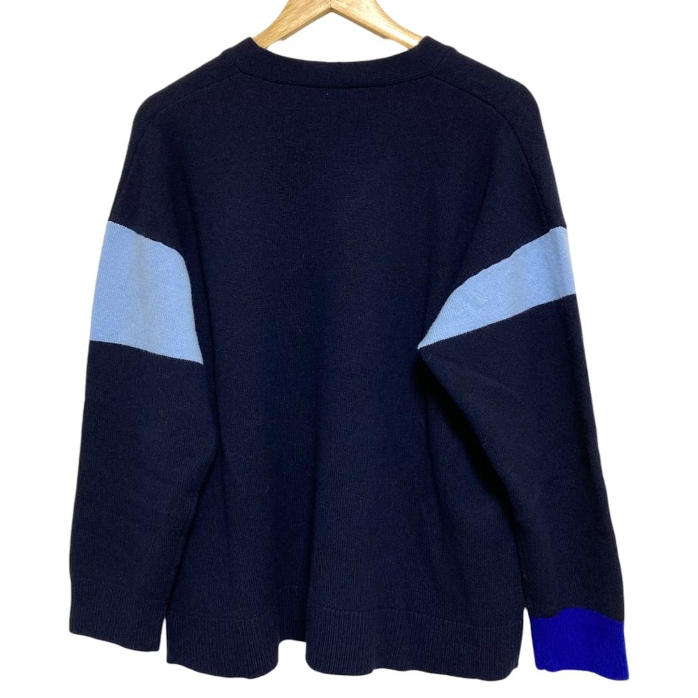 美品 25SS ENFOLD エンフォルド Vネックカラーブロック プルオーバー