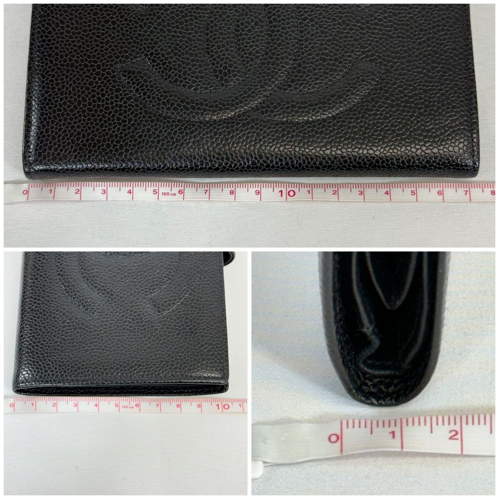 CHANEL シャネル 財布 キャビアスキン デカココマーク ブラック