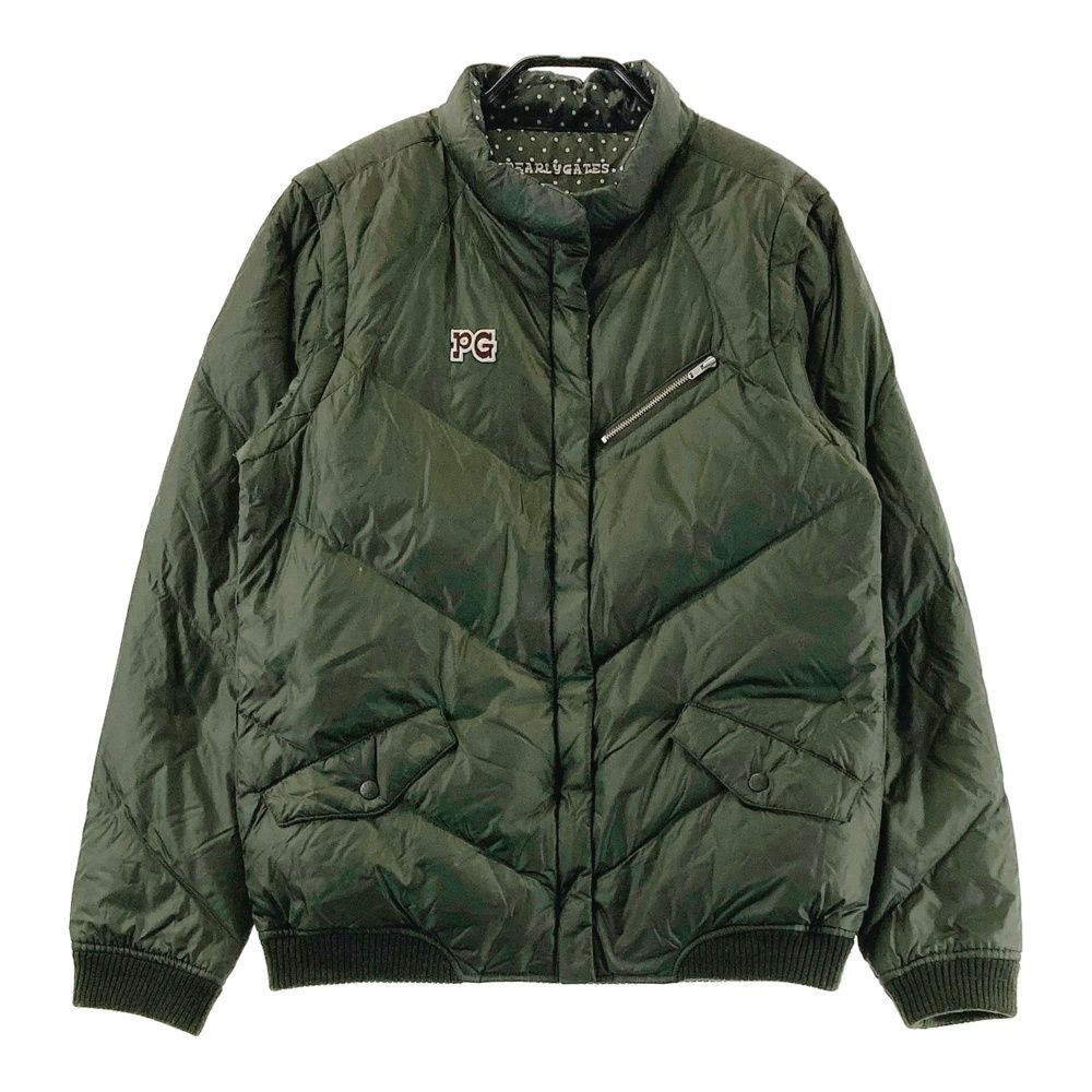 サイズ：2 PEARLY GATES パーリーゲイツ リバーシブル 2way ダウン