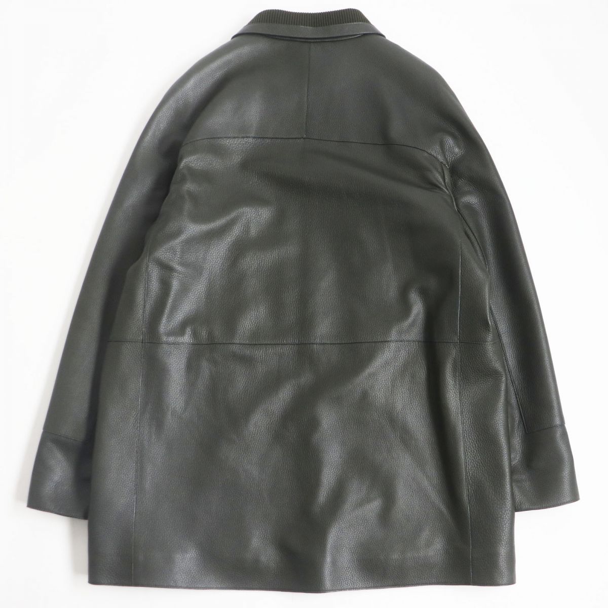 ロロ・ピアーナ　最高級鹿革・ディアレザー、カシミア　ハーフコート　期間限定値下げ ドンドン見直し】未使用品○Loro Piana ロロピアーナ ディアスキン/鹿