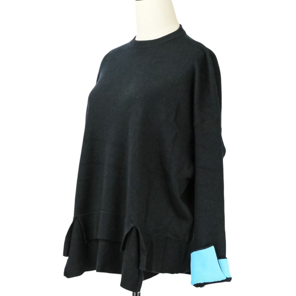 良品 23AW ENFOLD エンフォルド SLIT RIB PULLOVER ニットセーター 38