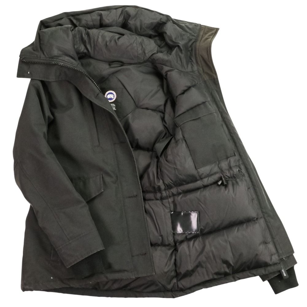 良品 CANADA GOOSE カナダグース RIDEAU フーデッド ダウンコート