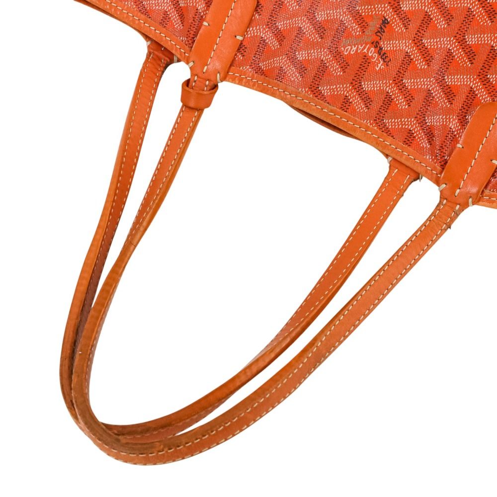 GOYARD 　ゴヤール　サンルイ　ポーチ　オレンジ GOYARD ゴヤール サンルイPM トートバッグ ポーチ付き オレンジ