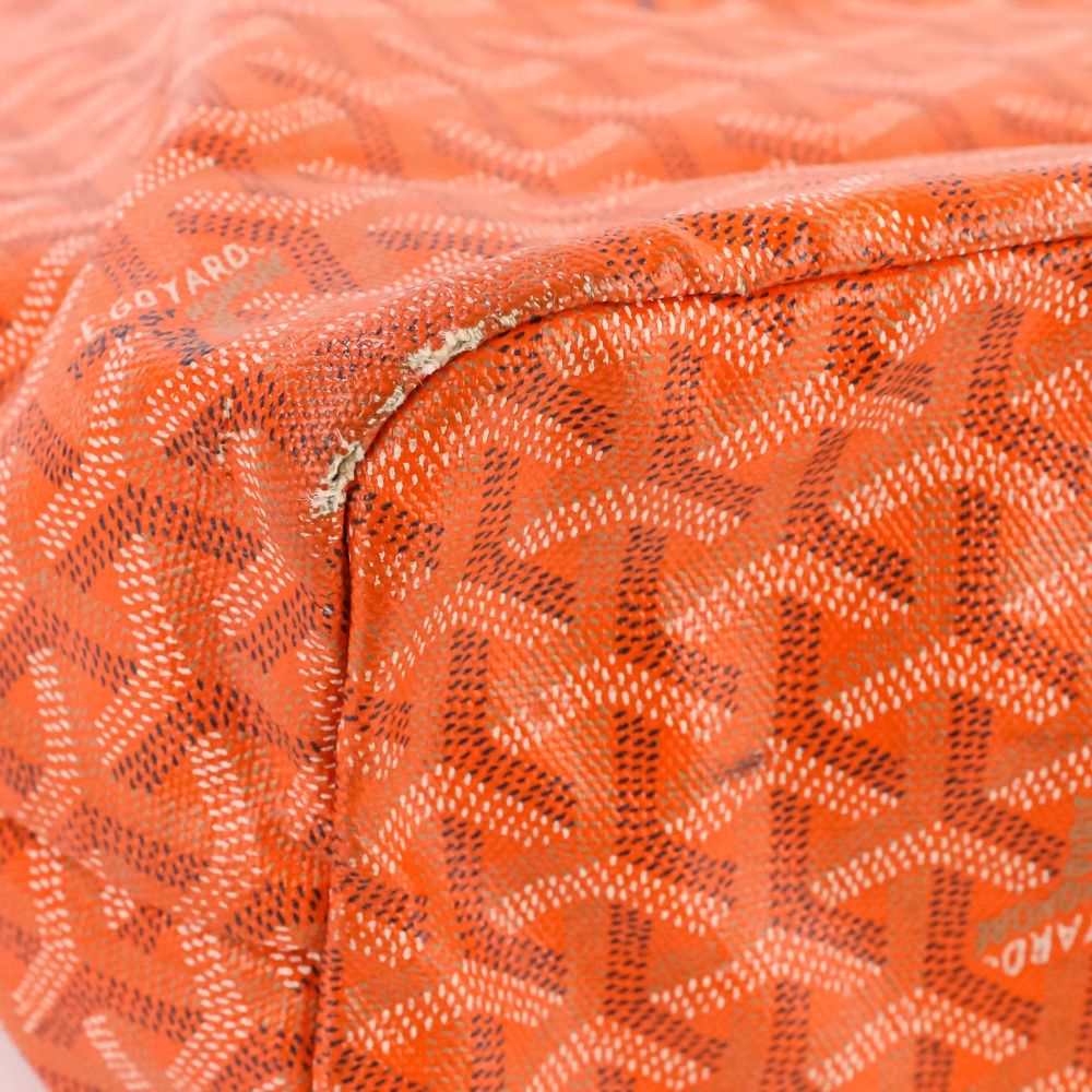 GOYARD ゴヤール サンルイPM トートバッグ ポーチ付き オレンジ