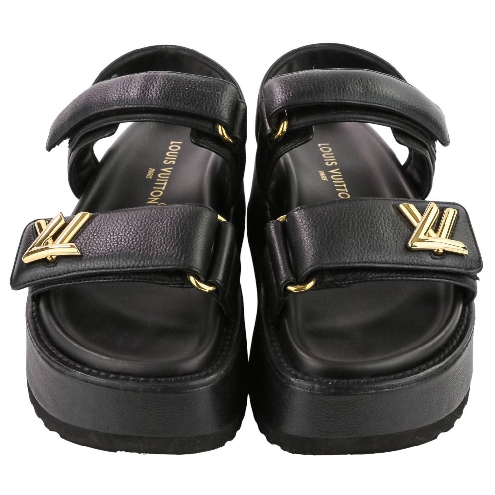 美品 LOUIS VUITTON ルイヴィトン LVサンセット プラットフォーム