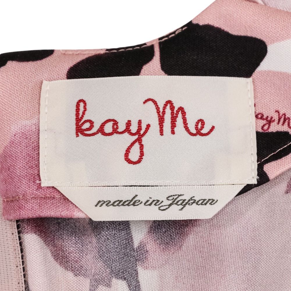 美品 kay me ケイミー カシュクール風 ドレープドレスワンピース 7