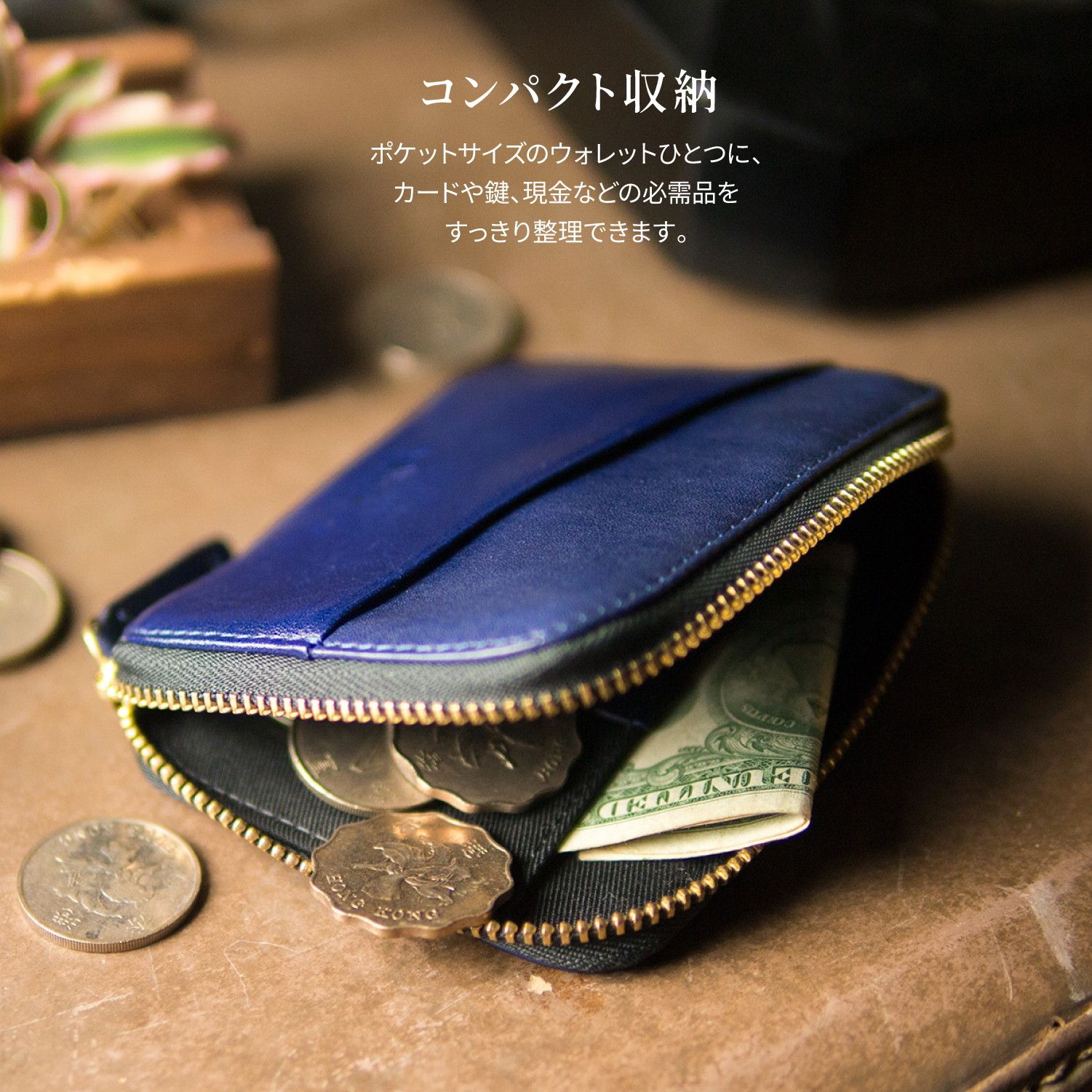 コインケース 本革 カード 鍵 キーリング 小銭入れ 財布 イタリア フルグレイン レザー シンプル ブランド キーケース メンズ レディース  Alto Pouch Wallet - メルカリ