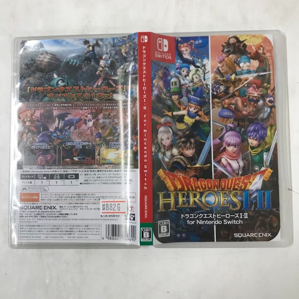 08w15108 Nintendo Switch ソフト「ドラゴンクエストヒーローズI・II