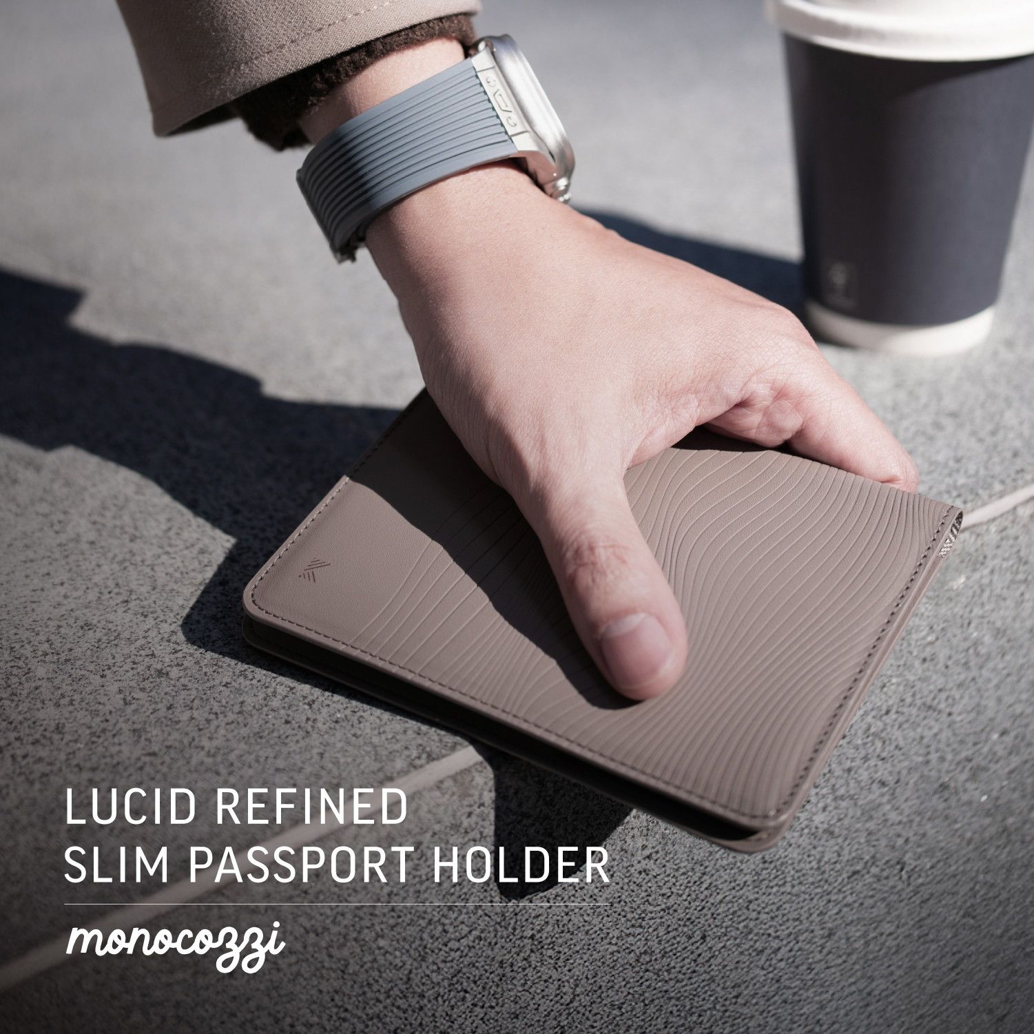 パスポート ケース スキミング防止 パスポート入れ カバー おしゃれ 可愛い 人工 皮 革 passport case 対応 MONOCOZZI LUCID Refined Slim Passport Holder