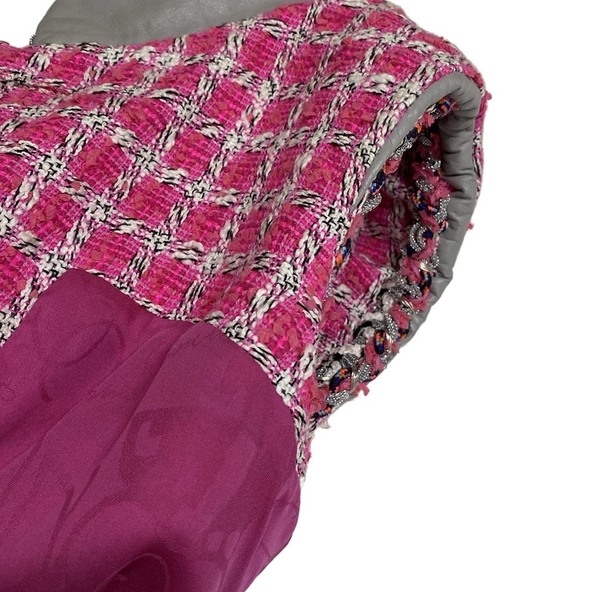 シャネル ワンピース サイズ34 S レディース美品 - P49351 ピンク×白