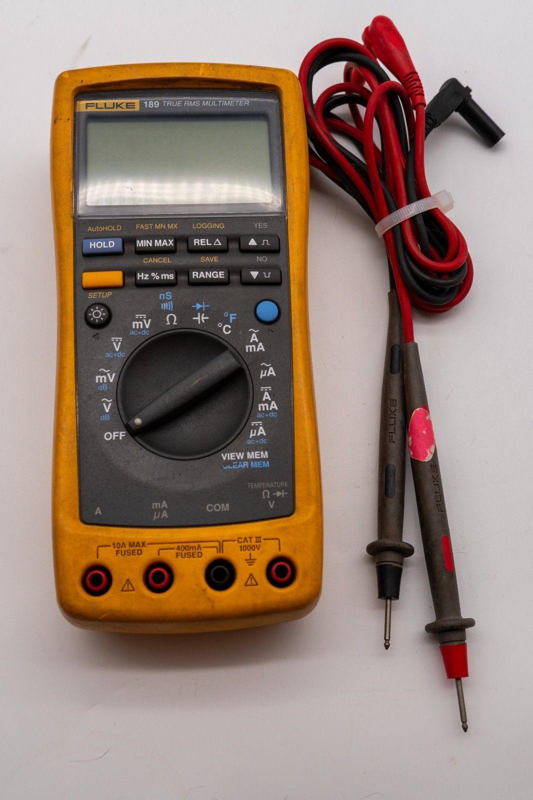 Fluke 189 True RMS Digital Multi Meter w Leads