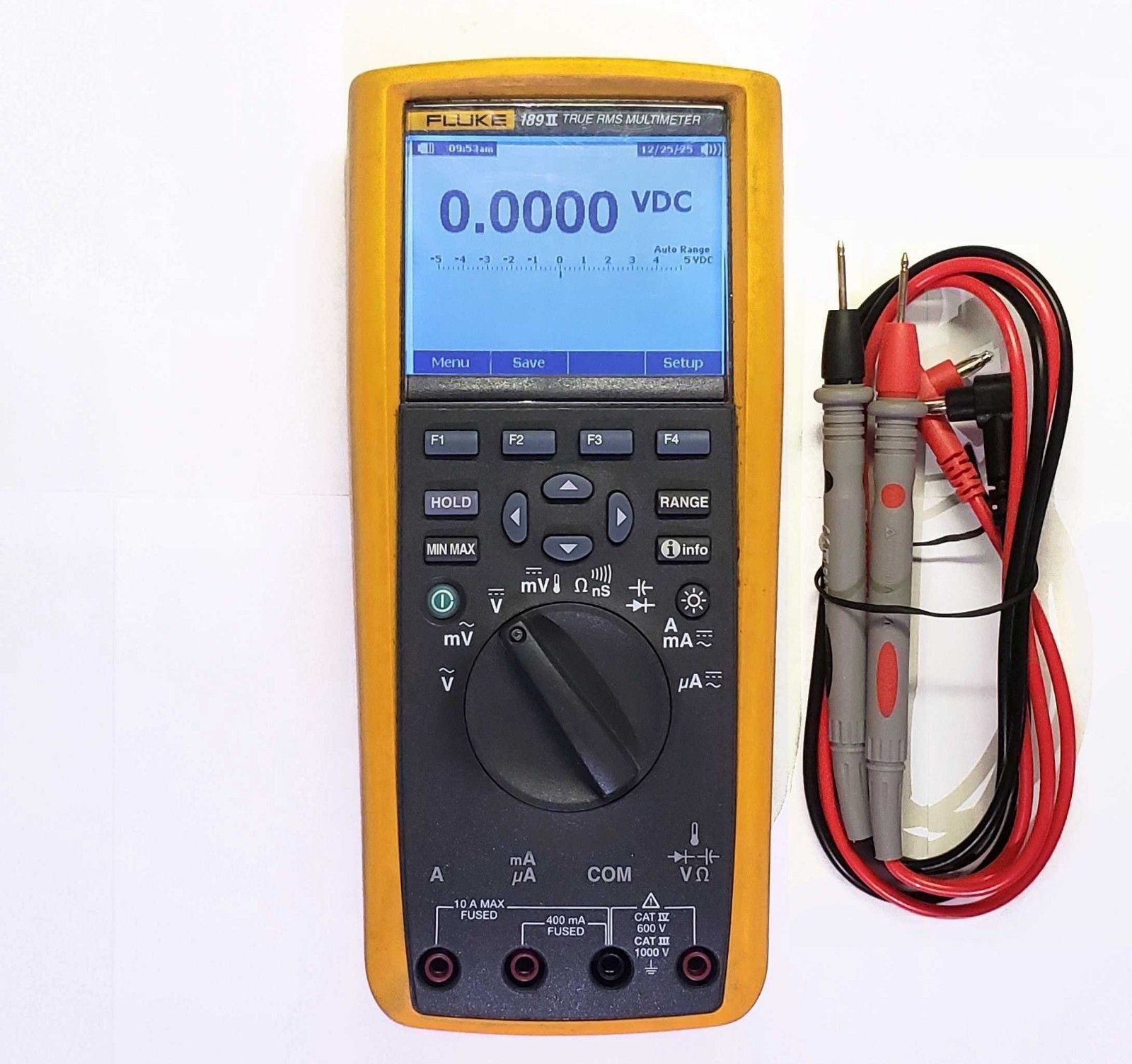 Fluke 189 II Series 2 True RMS Digital Multimeter Logging Function