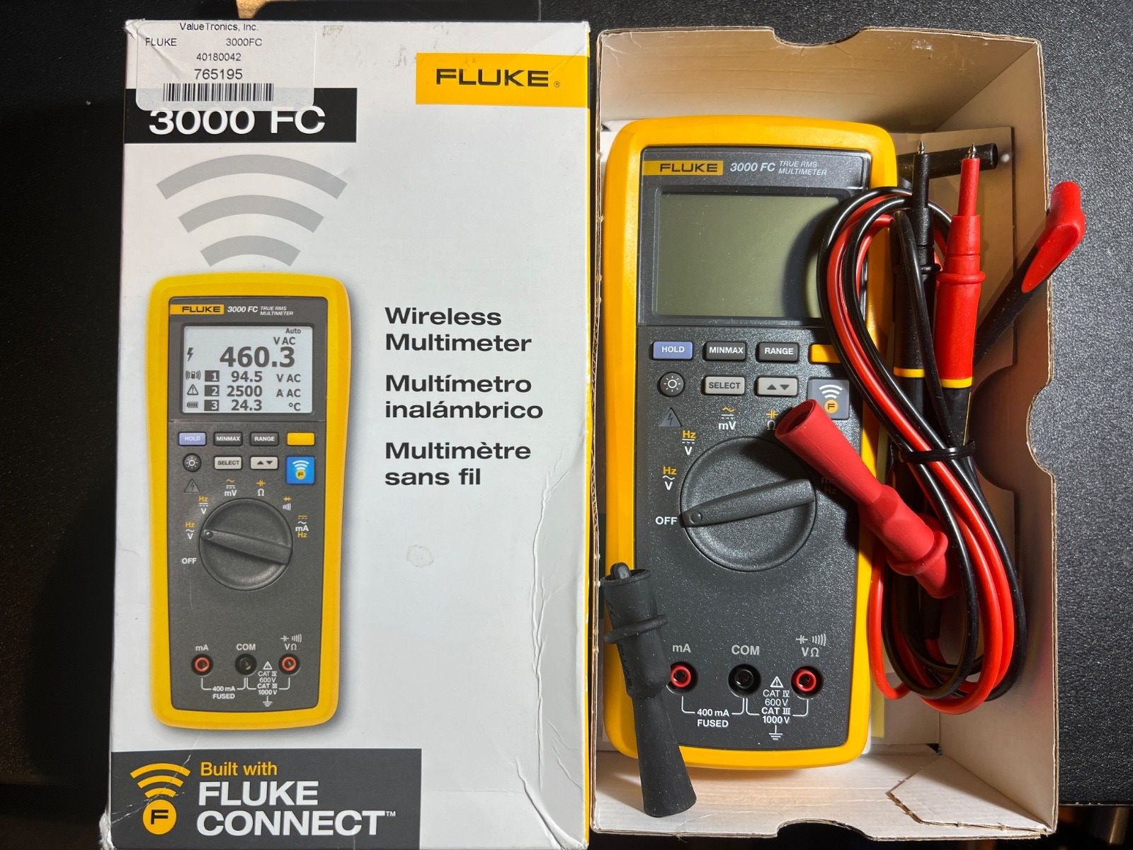 FLUKE 3000 FC Wireless multimeter TRUE RMS in a BOX
