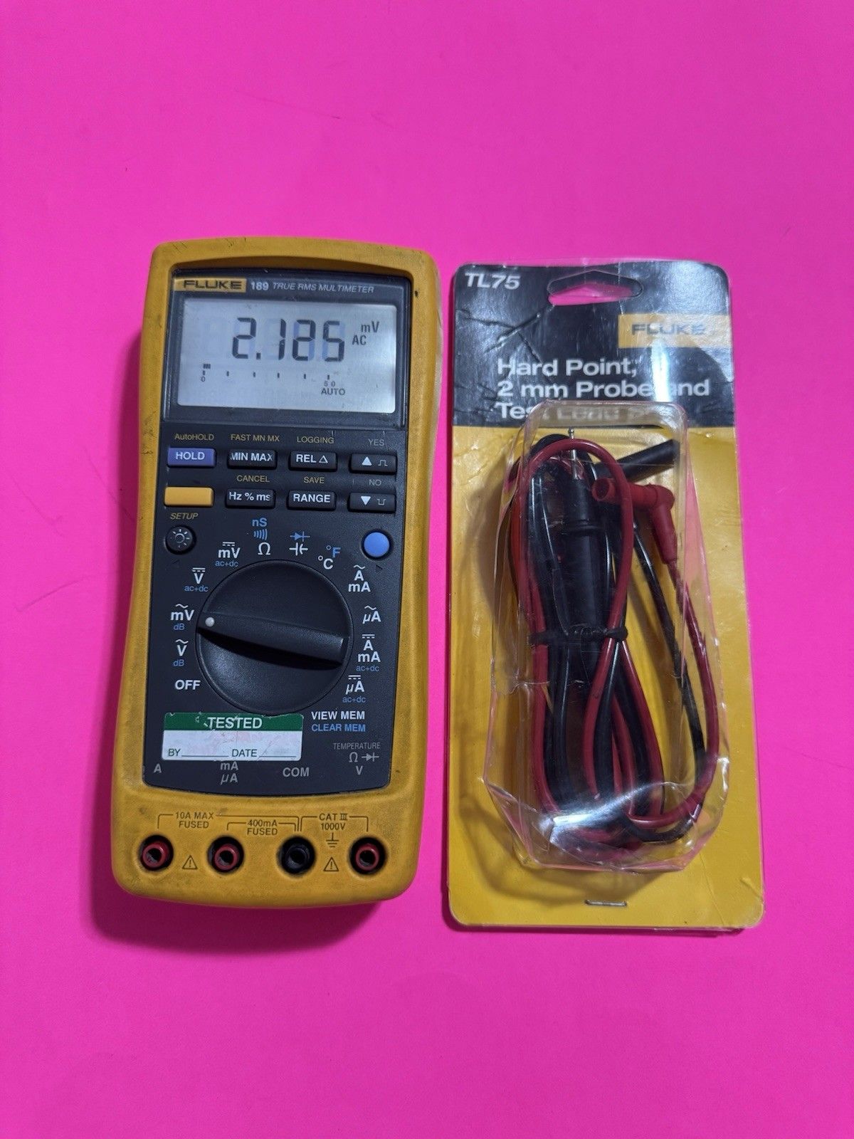 Fluke 189 True RMS Digital Multimeter Leads