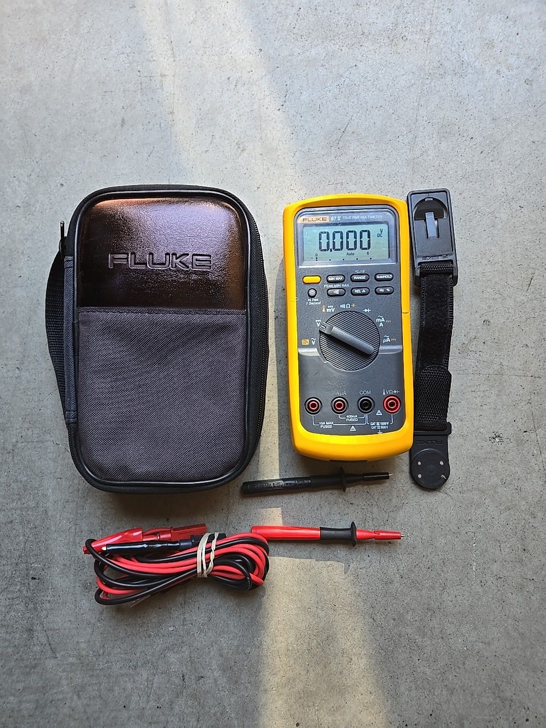 Fluke 87 V True RMS Multimeter Leads Cover Case