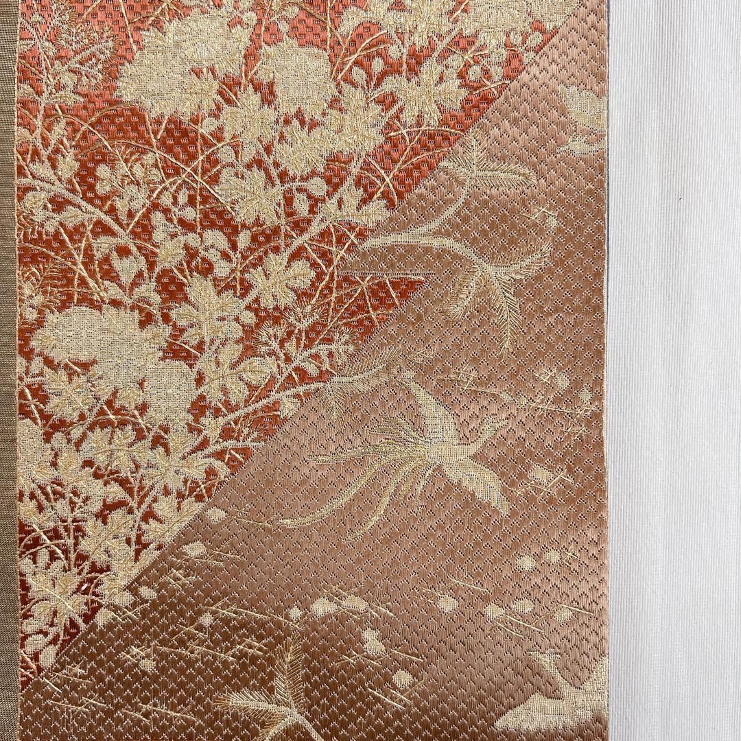 袋帯　未着用　花模様　鳳凰　本金　お太鼓柄　着物　022t 袋帯 未着用 花模様 鳳凰 本金 お太鼓柄 着物 022t - メルカリ