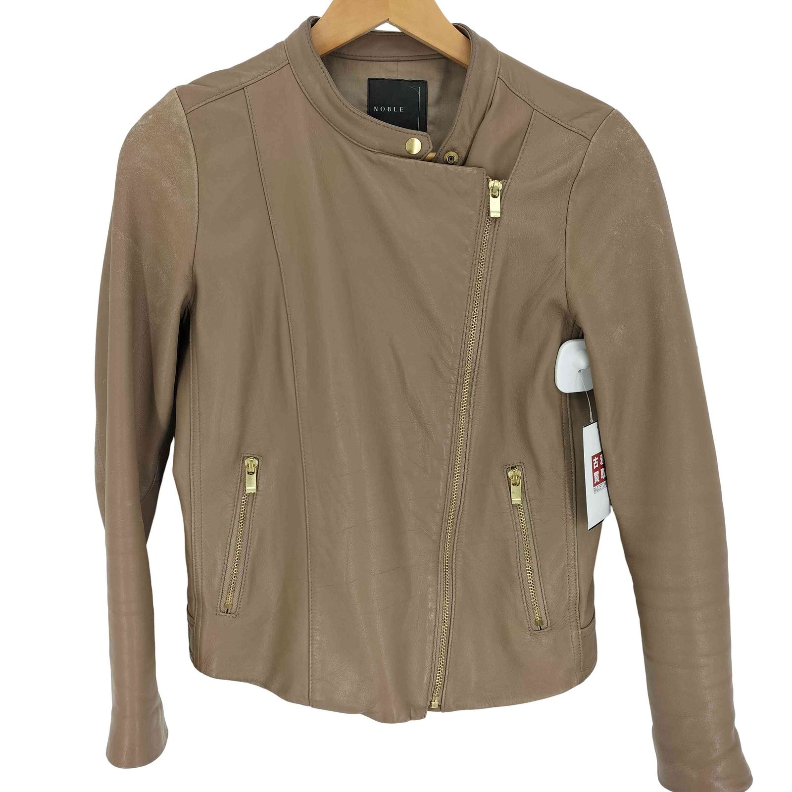 ノーブル Noble 20SS ソフト ラムレザー ライダース ブルゾン