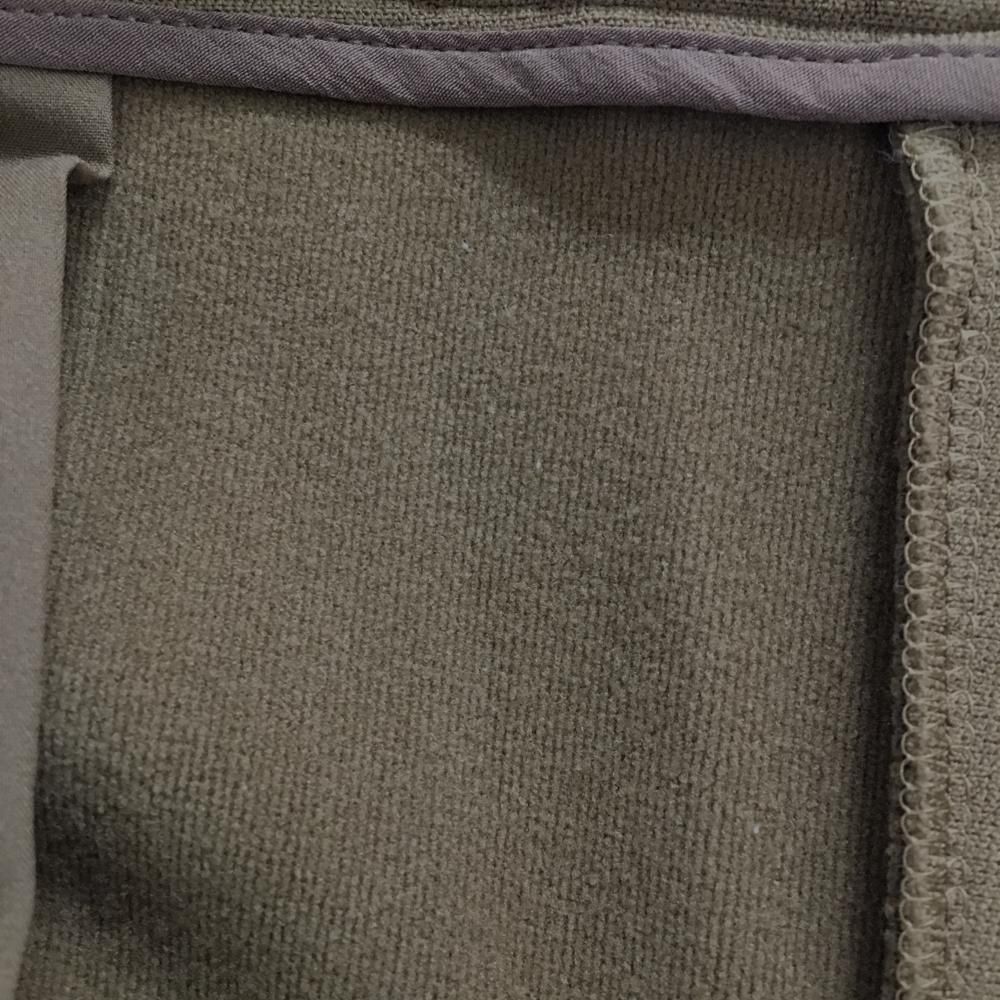 超美品】ピッコーネ ストレッチパンツ ブラウン サイドラインストーン