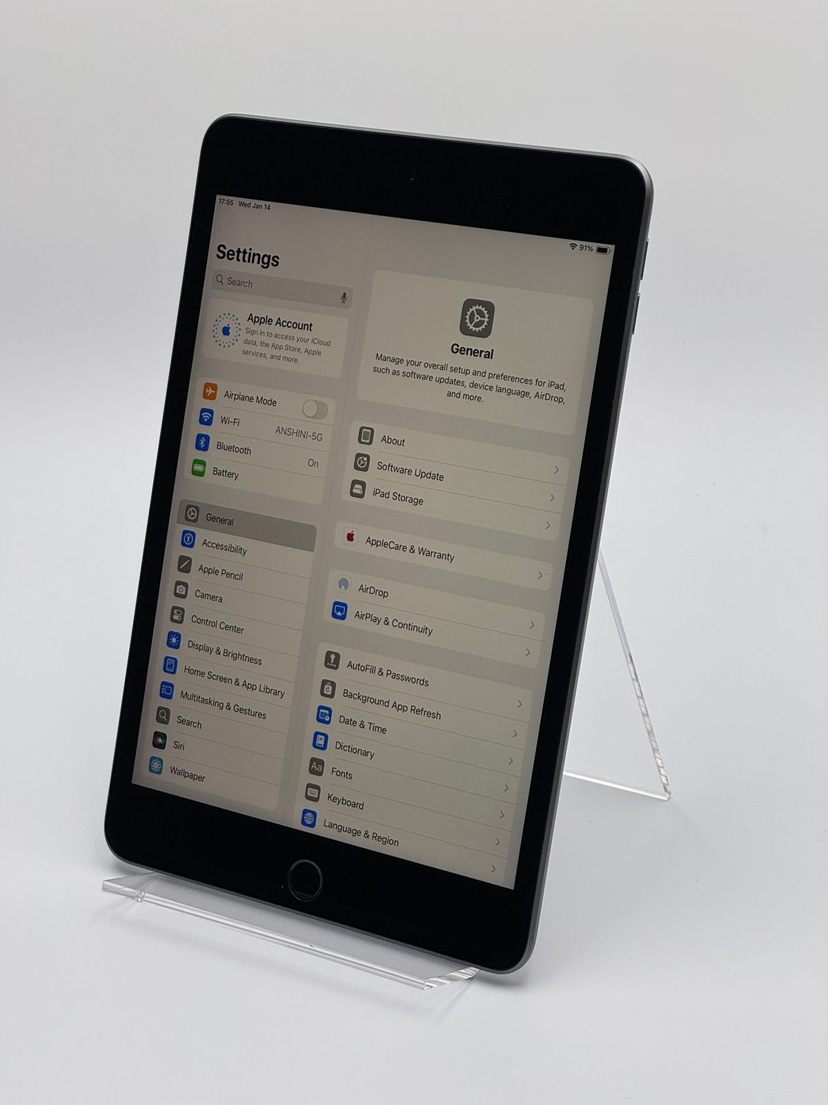 iPad mini5 Wi-Fi 64GB スペースグレイ バッテリー92% 【公式通販】