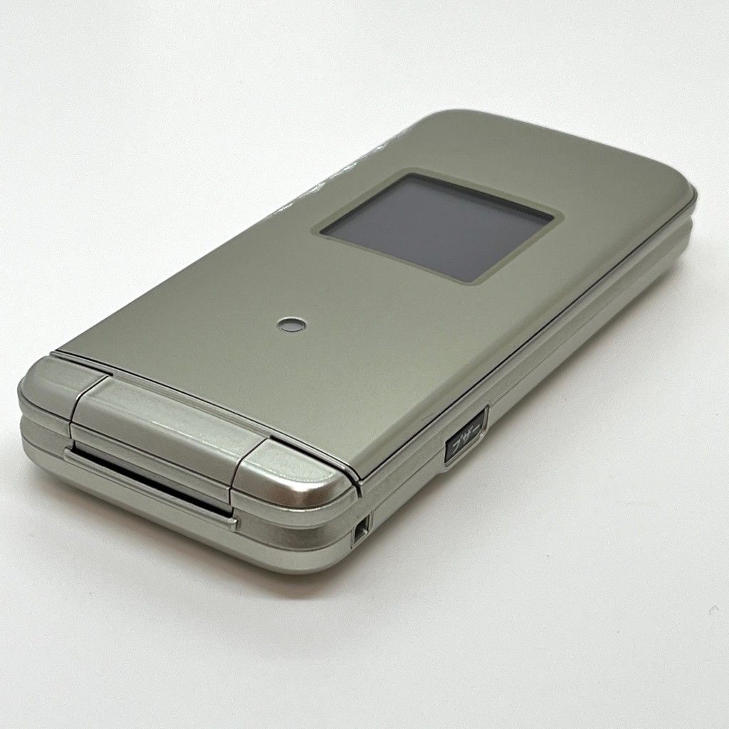 美品】かんたんケータイ KYF41 au SIMロック解除済 4G LTE シャンパン