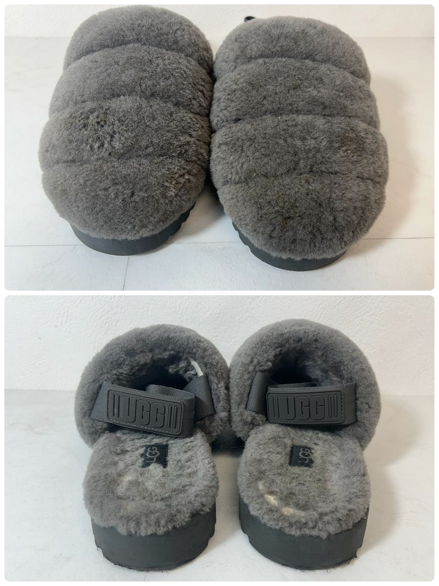 12843-012☆アグ/UGG /スリッパ Super Fluff Slipper 25.0センチ