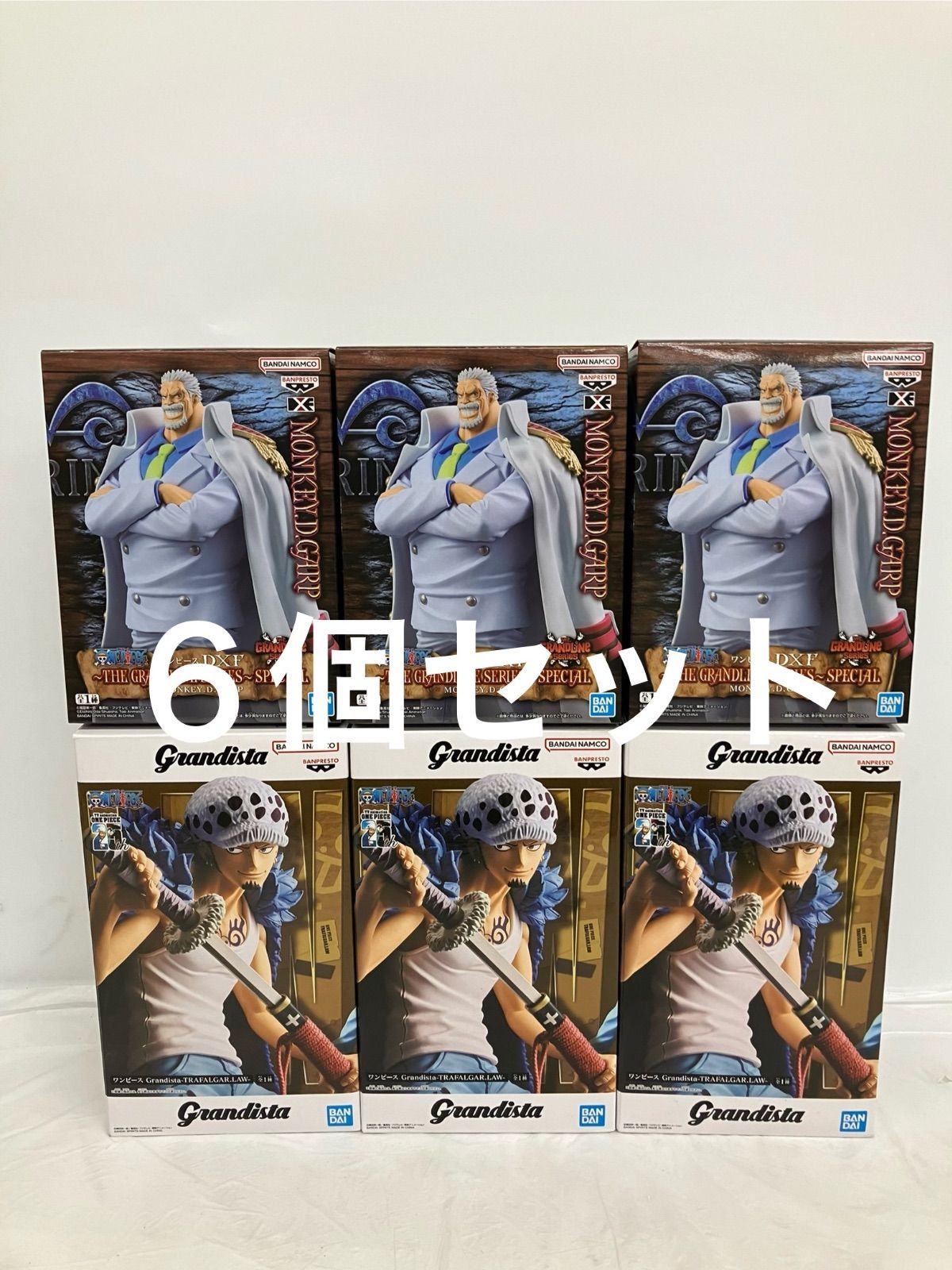 未開封 ONE PIECE ワンピース フィギュア 2種6個セット LF1527 f099