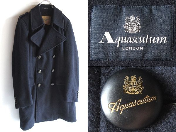 ま*ゆ様 【美品】Aquascutum 高級 カシミヤ100% ウールコート ブ 60's -Aquascutum- pure cashmere 100% coat | 弥勒 -MIROKU-