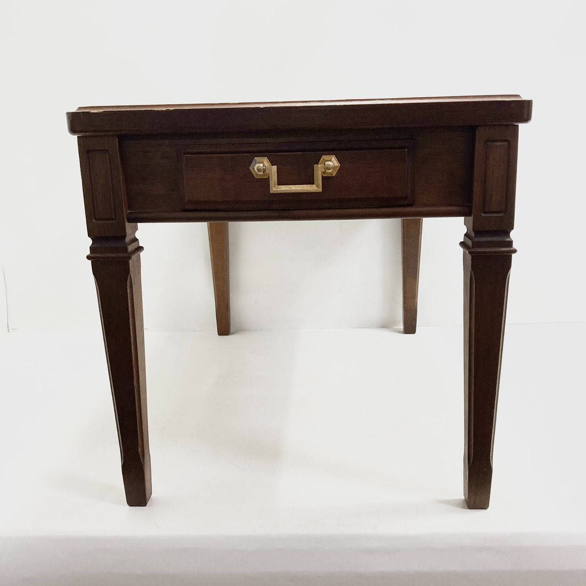 【マルニ】地中海シリーズ　サイドテーブル　引き出し付 maruni マルニ木工 引き出し付きサイドテーブル ブラウン 地中海