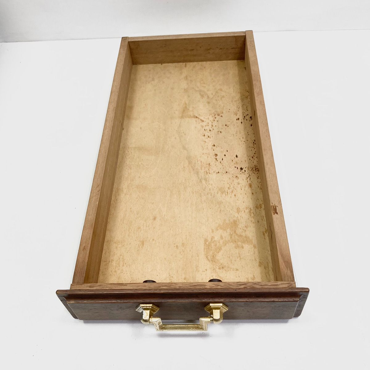 maruni マルニ木工 引き出し付きサイドテーブル ブラウン 地中海