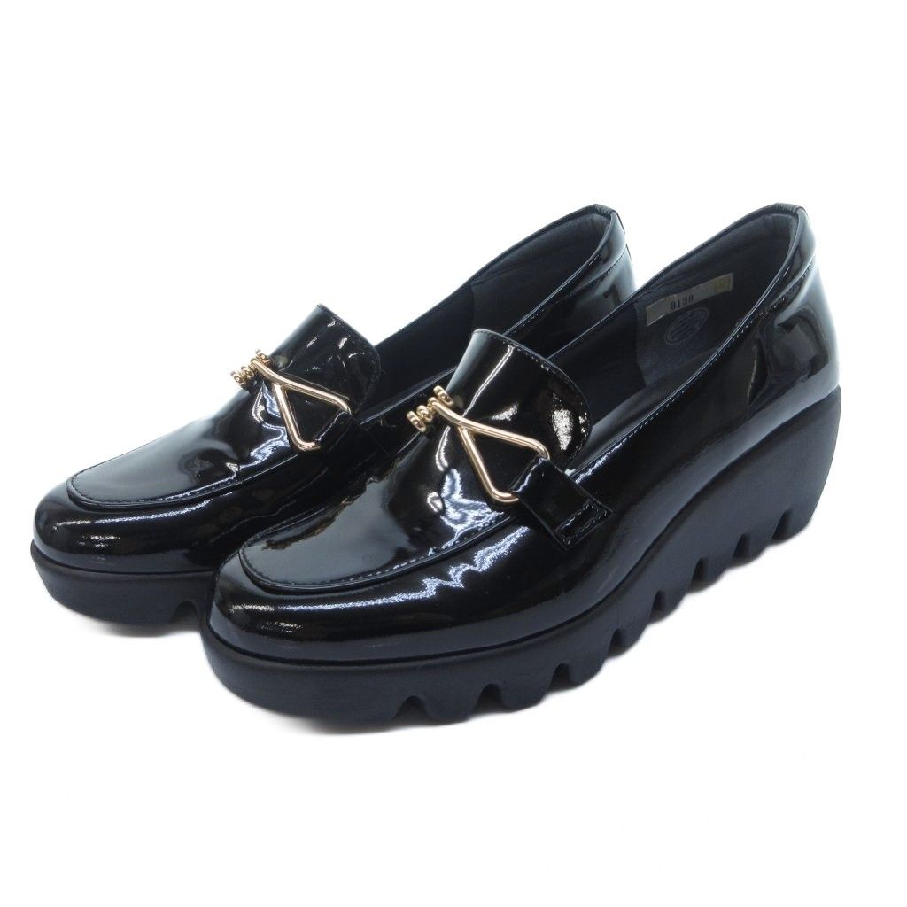 ヒルズ アヴェニュー Hills Avenue 美品 エナメル ビットローファー