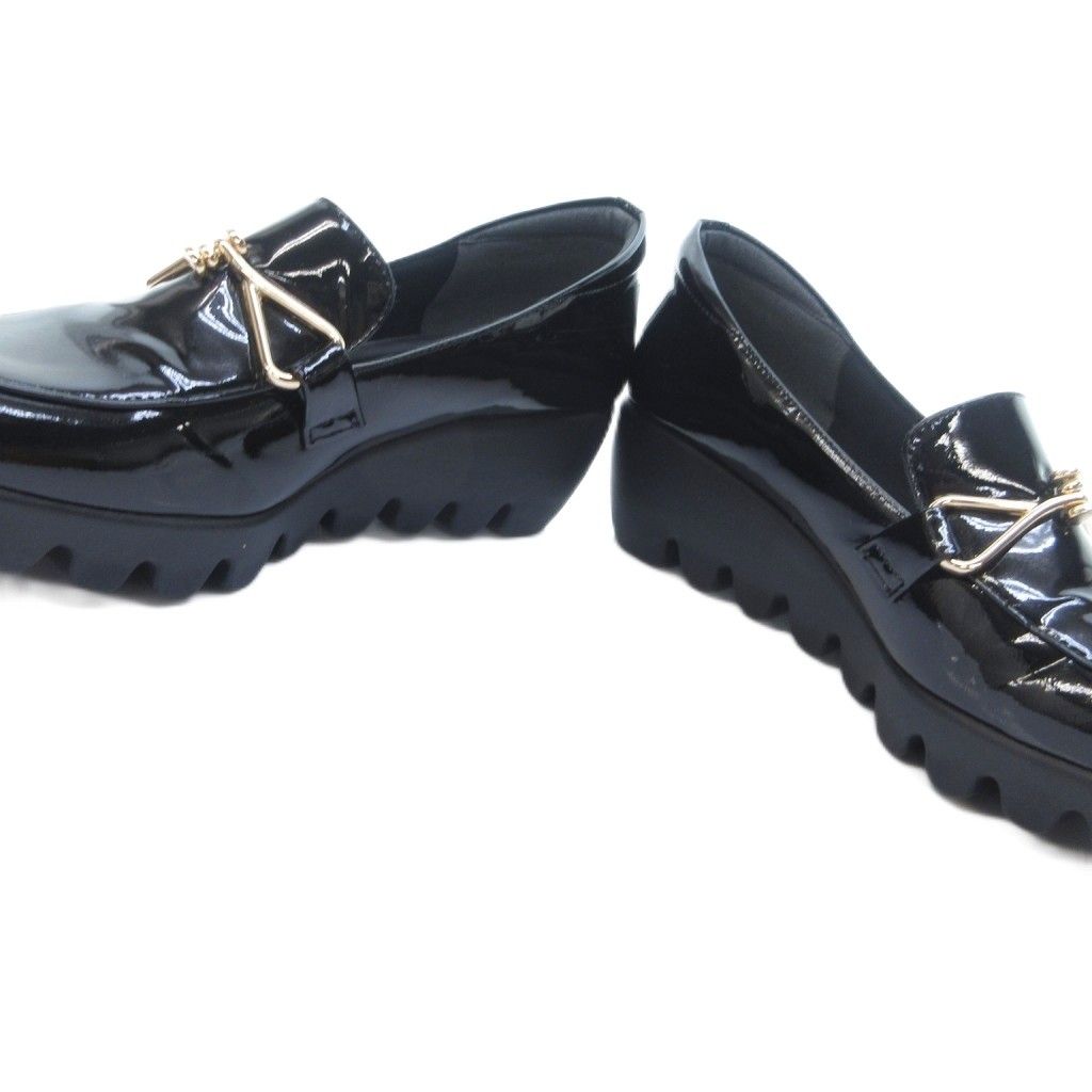 ヒルズ アヴェニュー Hills Avenue 美品 エナメル ビットローファー