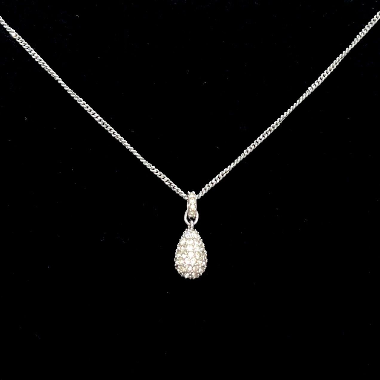 SWAROVSKI スワロフスキー ネックレス ティアドロップ クリスタル
