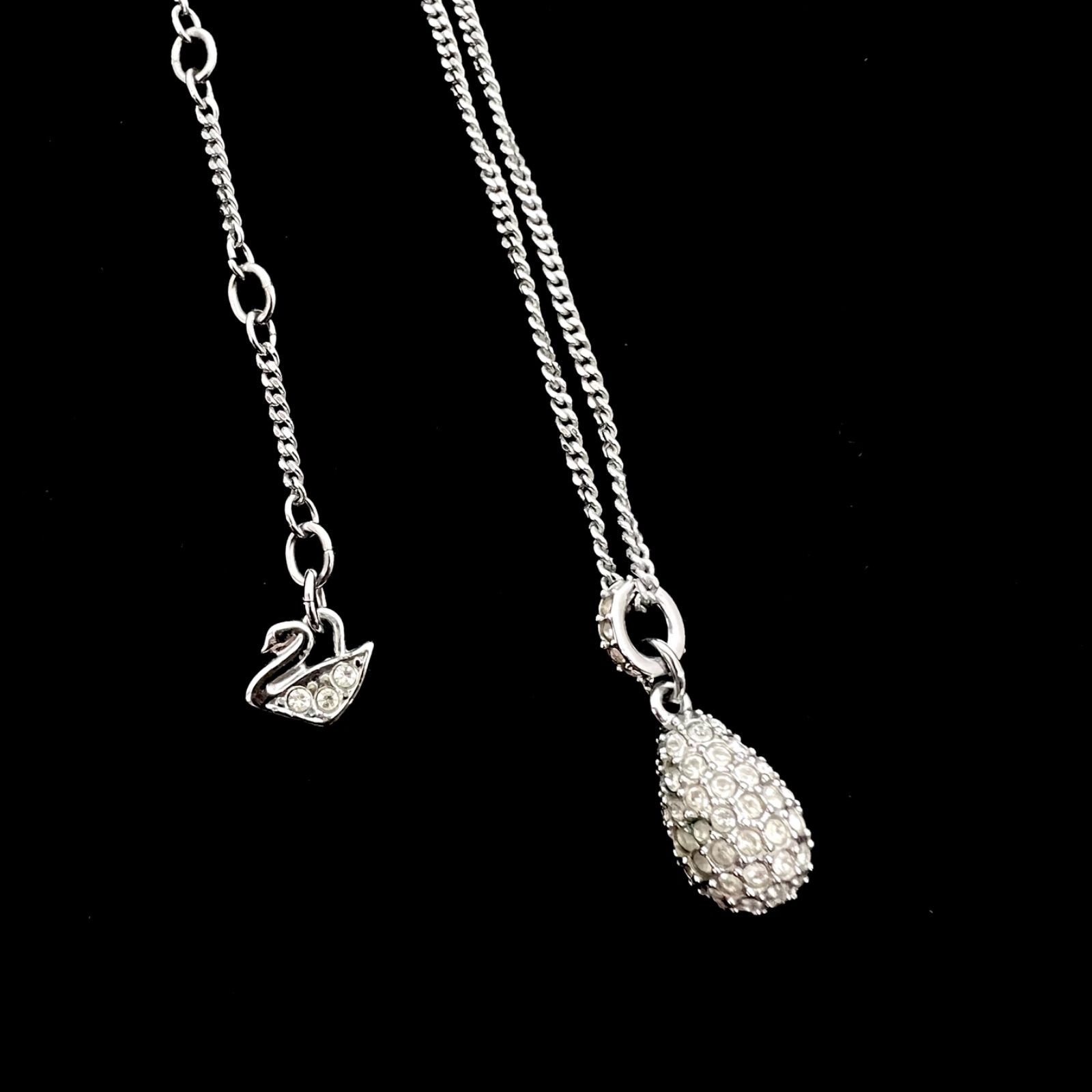 SWAROVSKI スワロフスキー ネックレス ティアドロップ クリスタル