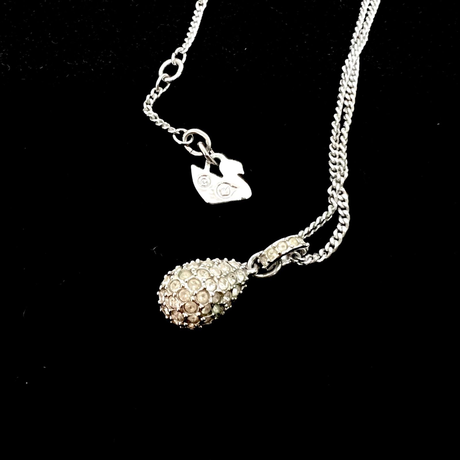 SWAROVSKI スワロフスキー ネックレス ティアドロップ クリスタル
