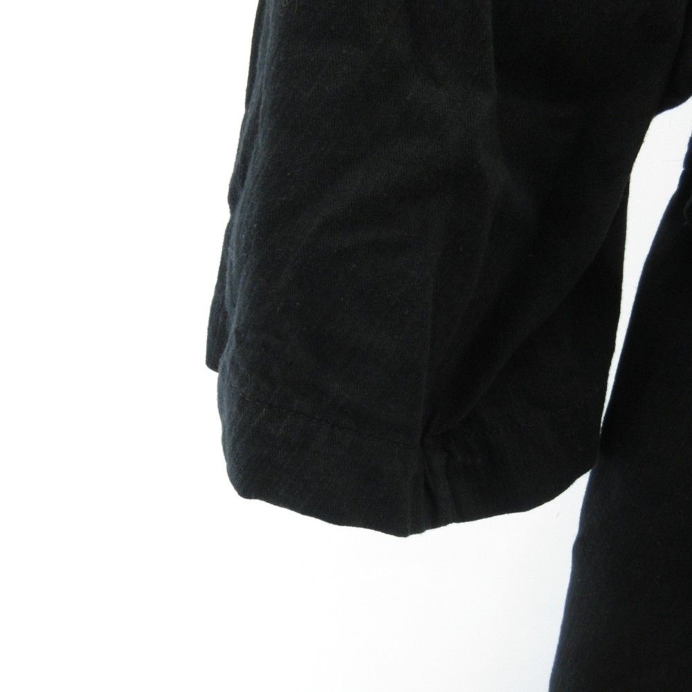 スウェーデン軍 サージカルガウン 後染め ミリタリー 黒 ブラック F  