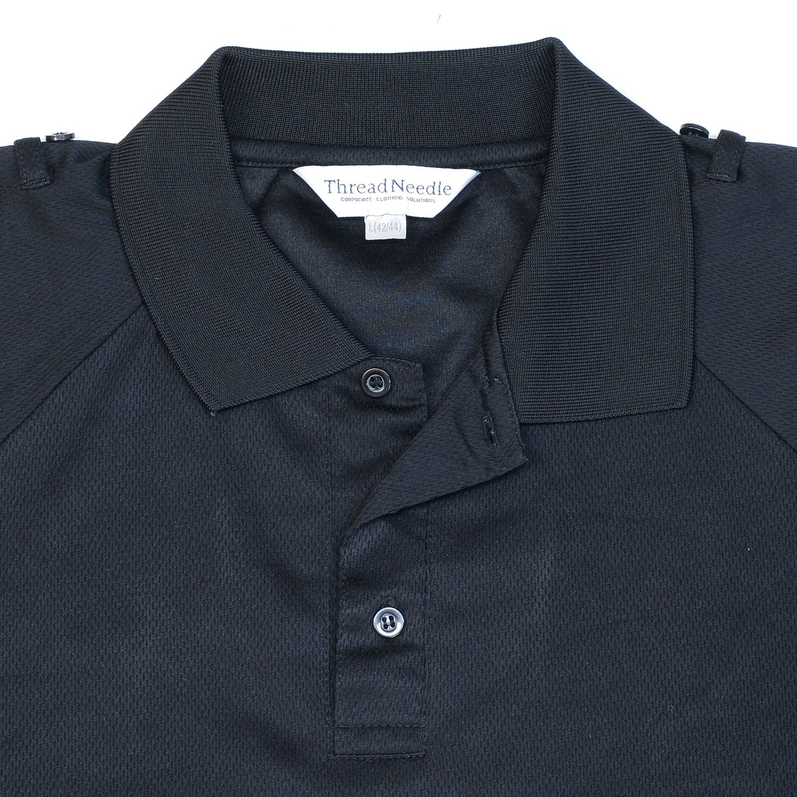 【実物新品】イギリス 警察 & 国連　ポロシャツ イギリス警察 放出品 ポロシャツ 警官服 ボタン留め 長袖 [ Sサイズ