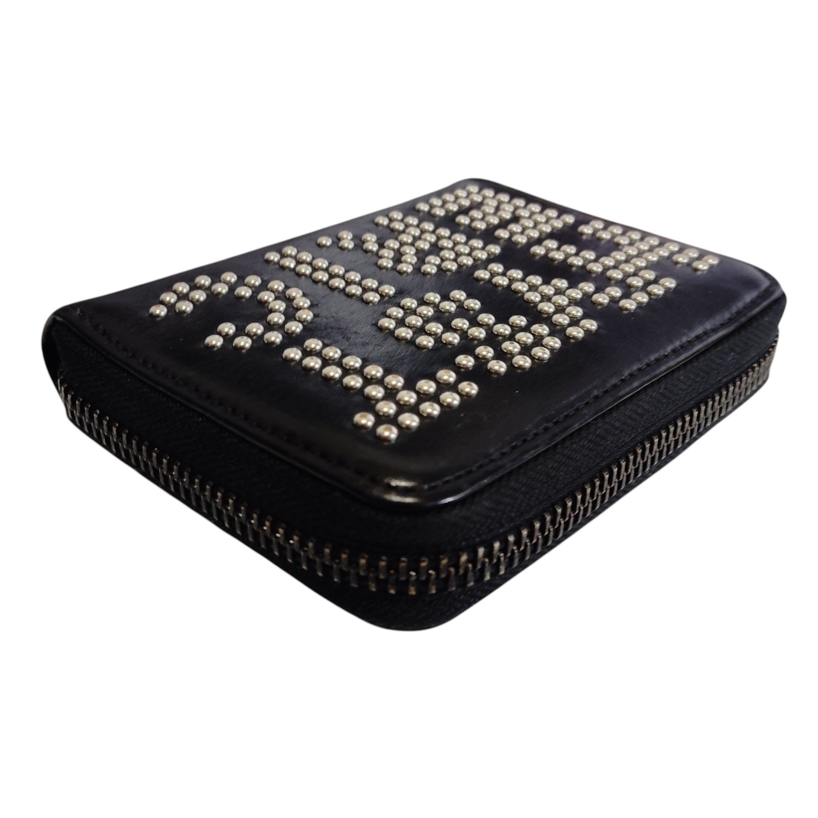 中古品】ヒステリックグラマー ロゴスタッズ ラウンドジップ ミニ