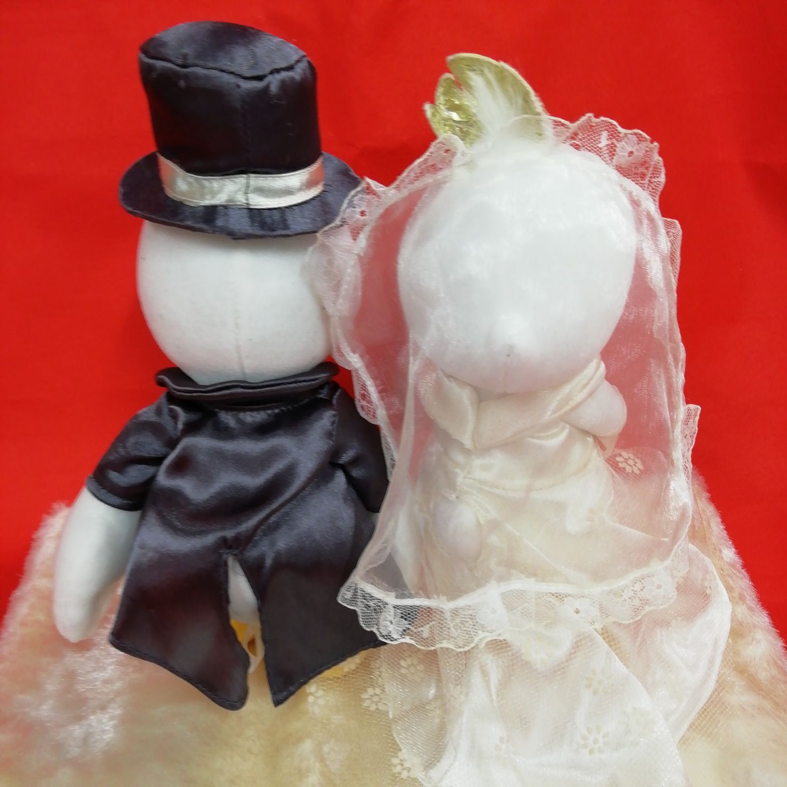 ドナルドダック&デイジーダック ブライダル ぬいぐるみセット 現状品